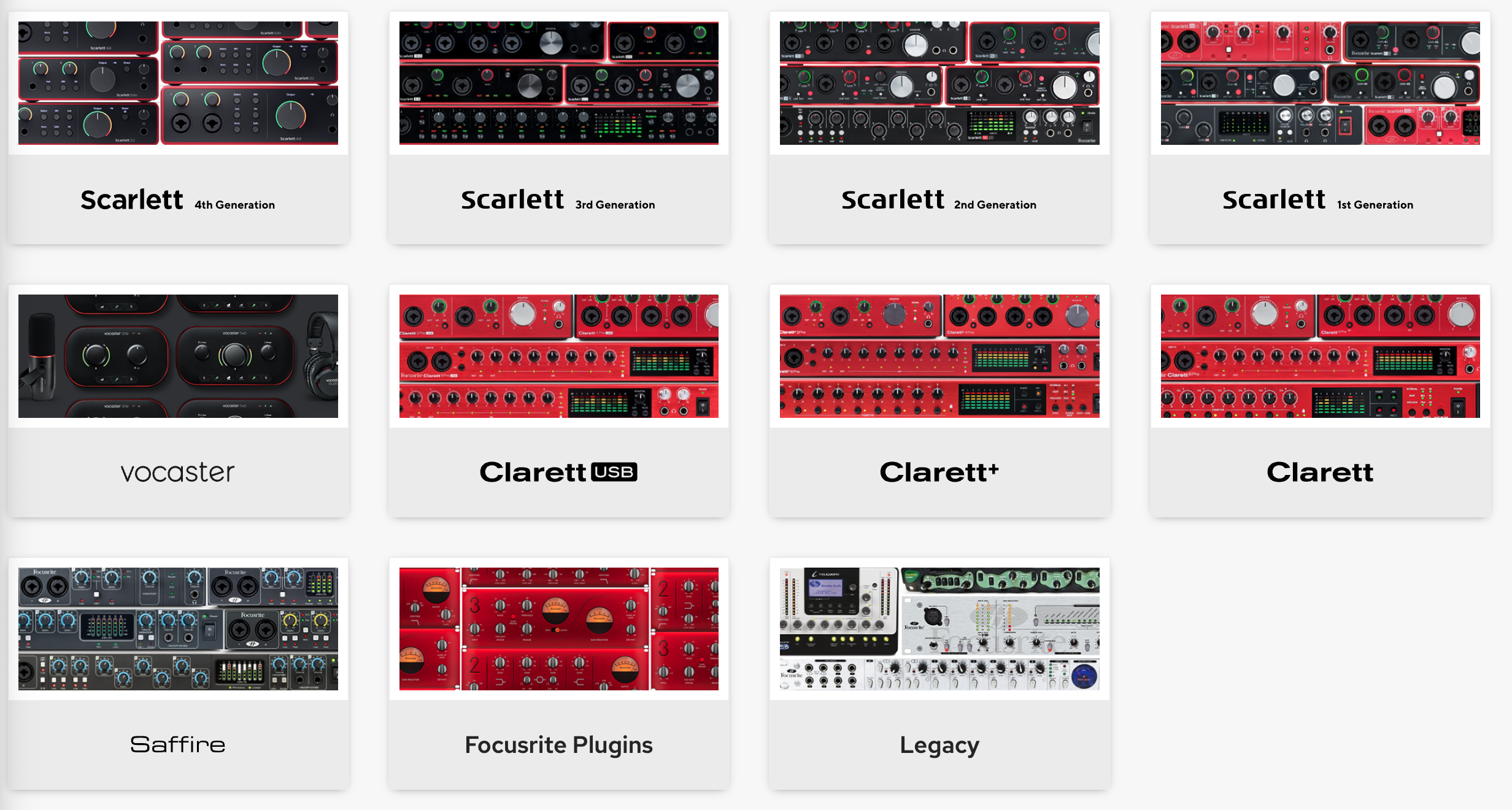 스칼렛 2i2 드라이버 설치(다운로드)1