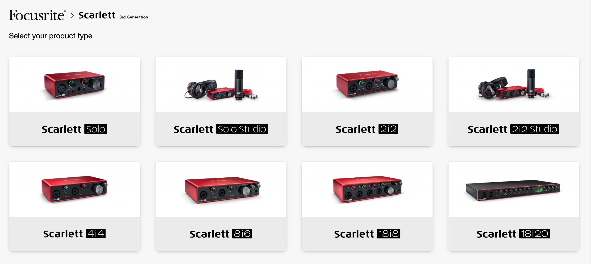 스칼렛 2i2 드라이버 설치(다운로드)2