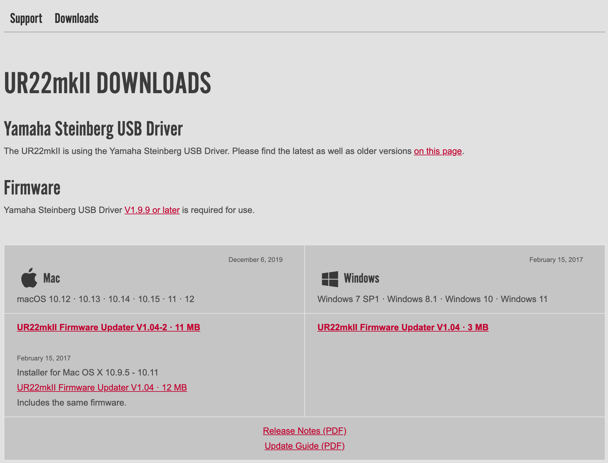 UR22 MK2 드라이버 설치 (다운로드)1