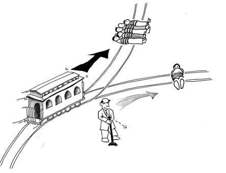 트롤리 딜레마 게임