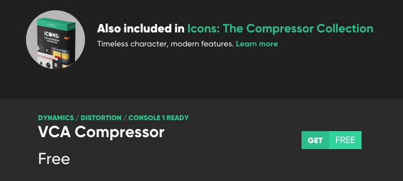 softube vca compressor