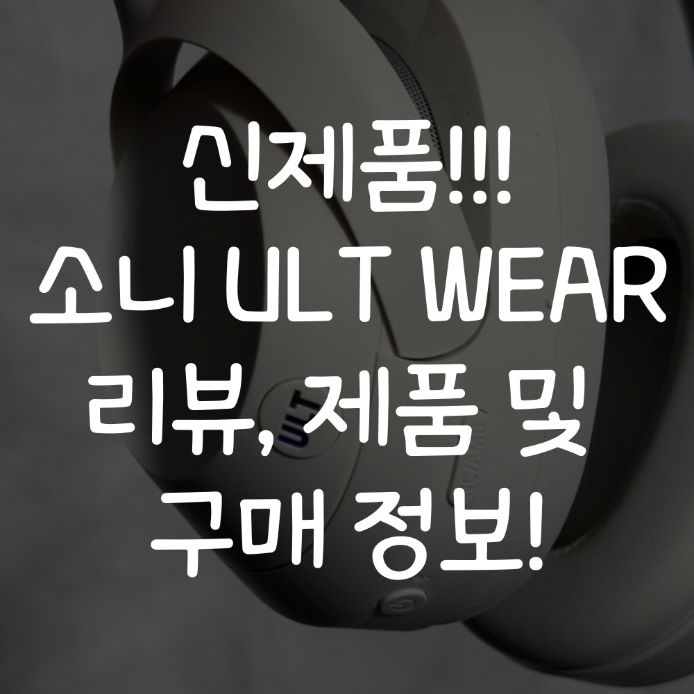 소니 ult wear 리뷰