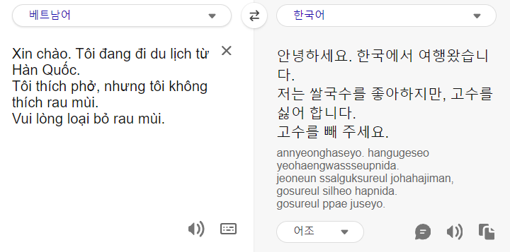 빙 베트남어 번역기 이미지2